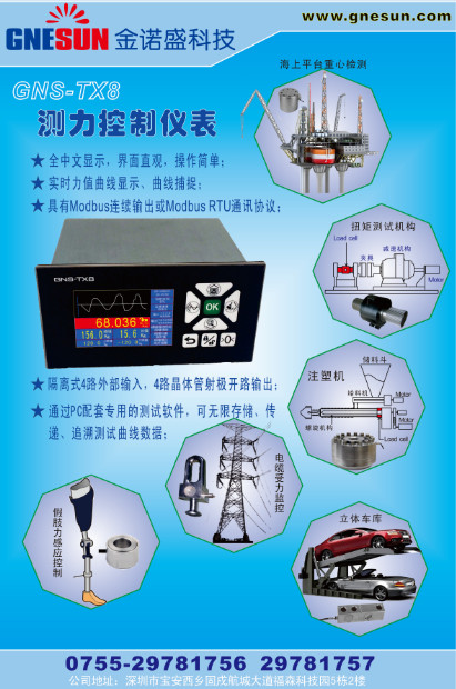 測(cè)力控制儀表解決方案